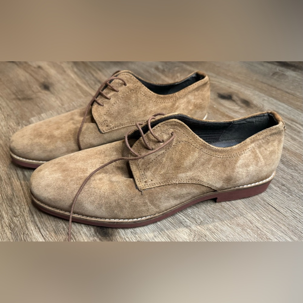 Men’s Shoes Red Tape Bromham Tan Suede Smart Casual Lace Uo Work Dress Shoes 10